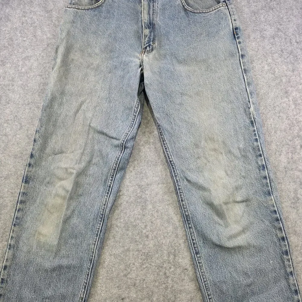 Vintage 90s Calvin Klein Jeans Mens 31x34 Blue Easy Fit Stonewash‎ Denim USA